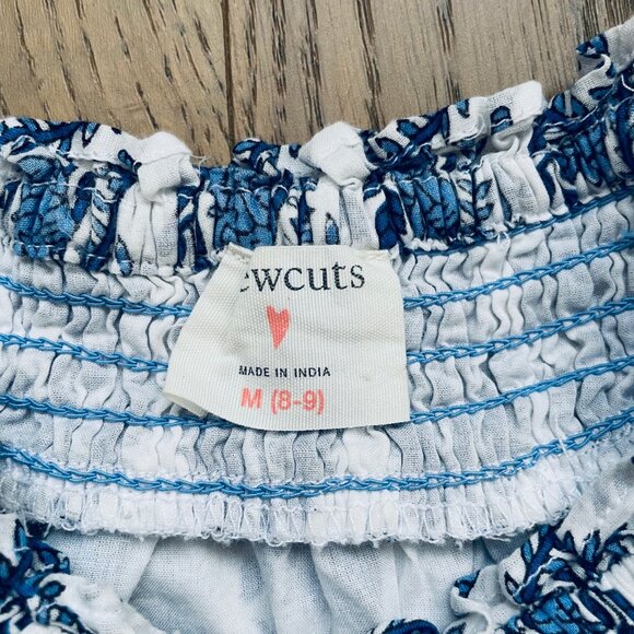 J. crew Girls' Smocked T-shirt in Block Print - Picture 4 of 5